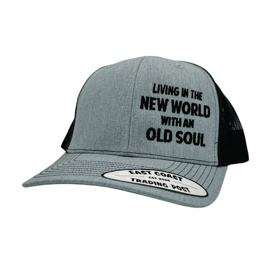 Old Soul Heather Grey/Black Trucker Hat