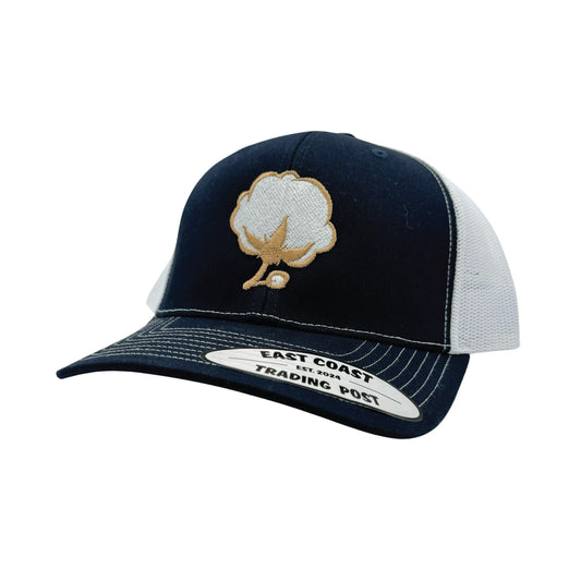 Cotton Navy/White Trucker Hat