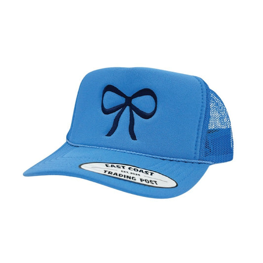 Bow Navy on Blue Foam Trucker Hat