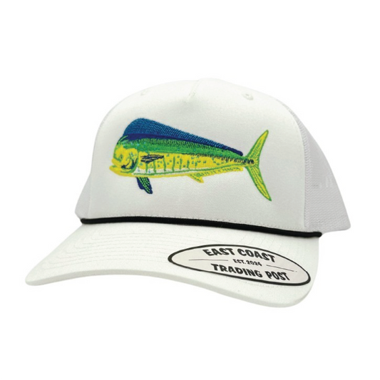 Mahi Mahi White Rope Trucker Hat