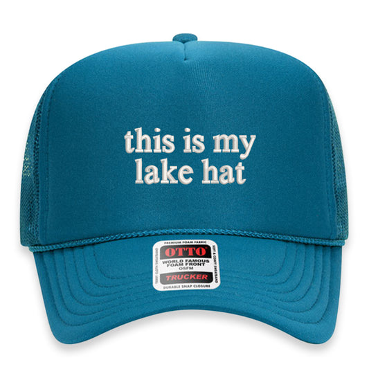 This Is My Lake Hat Foamie
