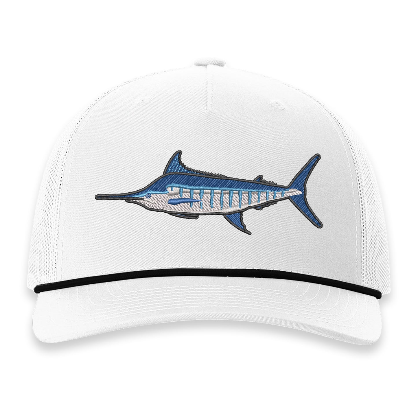 Blue Marlin Rope Trucker Hat