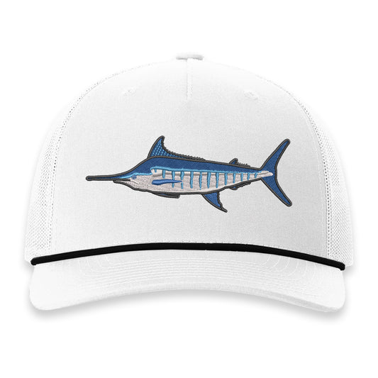 Blue Marlin Rope Trucker Hat