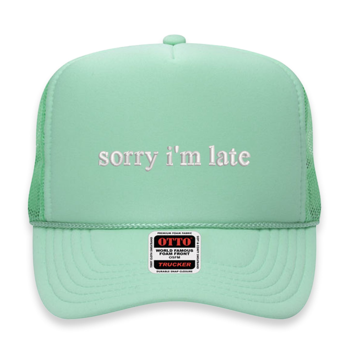 Sorry I'm Late Foamie