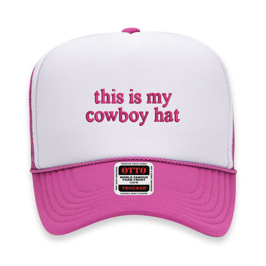 This Is My Cowboy Hat Foamie