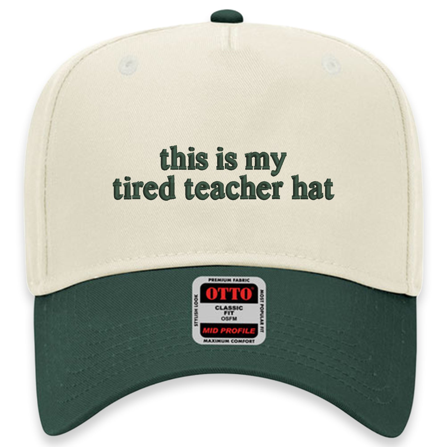 This Is My Tired Teacher Hat 5 Panel